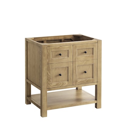 James Martin Vanities Breckenridge 30in Single Vanity Cabinet, Light Natural Oak 330-V30-LNO